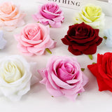 5Pcs Rose Cloth Artificial Flower Wedding Party Home Decoration DIY Accessories