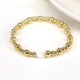5Pcs High Plated Beads Bracelets Jewelry for Women Daily