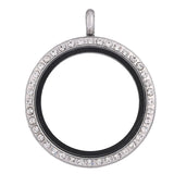 Hot Mix Round Glass Photo Memory Locket Pendant For Women