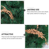5Pcs Golden Artificial Berry Picks DIY Accessory