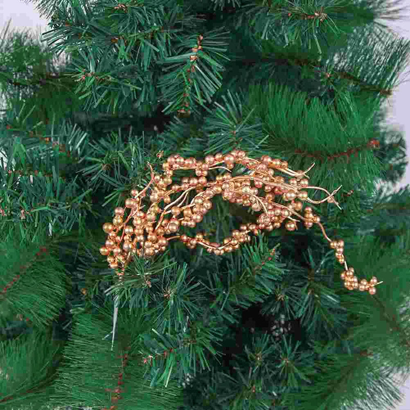 5Pcs Golden Artificial Berry Picks DIY Accessory
