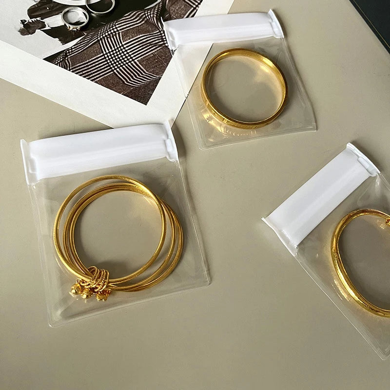 5Pcs Jewelry Storage Bag Transparent Organizer Anti-Oxidation