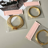 5Pcs Jewelry Storage Bag Transparent Organizer Anti-Oxidation
