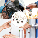 5Pcs Keychains Graduation Season Keyring Gift Bag Metal Decorative Keychains