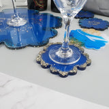5Pcs Large Silicone Flower Coaster Resin Casting Molds Kit