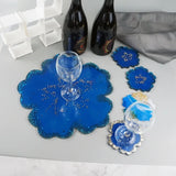 5Pcs Large Silicone Flower Coaster Resin Casting Molds Kit