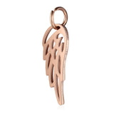 5Pcs/Lot Stainless Steel Angel Wing Pendant Charm DIY Jewelry Making