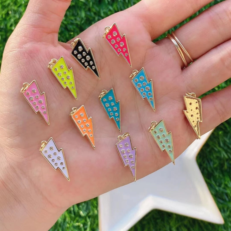5Pcs/Lot Colorful Beads Charm Pendant