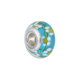 5Pcs Colorful Glass Flower Beads for DIY Charm Bracelets