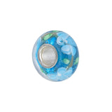 5Pcs Colorful Glass Flower Beads for DIY Charm Bracelets