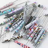 5Pcs DIY Beaded Ballpoint Pen Plastic Bead Making Stationery Wedding Gift