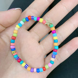 5Pcs/Lot Small Beaded Bracelets, Star Flower Heart Bangles