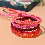 5Pcs/Lot Friendship Bracelet for Women Waterproof Beach Boho Surf Pulseras
