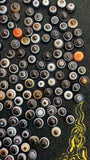 5Pcs/Lot Natural Agate Stone Sheep Board Beads Retro Style DIY Material