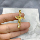5Pcs Mysterious Gold-plated 18K Jesus Cross Pendant