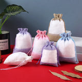 5Pcs Linen Bundle Pocket Jute Sack Gift Bag Drawstring Pouch
