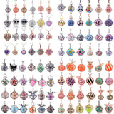 5Pcs Mixed Harmony Balls Necklace Women's Essential Oil Diffuser Pendant