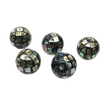 5Pcs Natural Abalone Shell Bead DIY Jewelry Necklace Pendant Bracelet Making