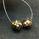 5Pcs Natural Abalone Shell Bead DIY Jewelry Necklace Pendant Bracelet Making