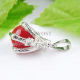 5Pcs Red Agate Dragon Claw Crystal Chakra Pendant