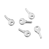 5Pcs Stainless Steel Key Charm Pendant Jewelry DIY Accessories