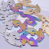 5Pcs Stainless Steel Family Charms Kids Pendant For Jewelry Making