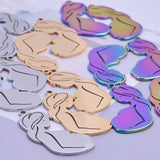 5Pcs Stainless Steel Family Charms Kids Pendant For Jewelry Making