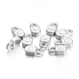 5Pcs Stainless Steel Heart Rivet Padlock Pendant for Jewelry DIY