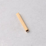 5Pcs Stainless Steel Blank Rectangle Bar Tube Pendant DIY Jewelry Making