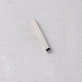 5Pcs Stainless Steel Blank Rectangle Bar Tube Pendant DIY Jewelry Making