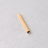 5Pcs Stainless Steel Blank Rectangle Bar Tube Pendant DIY Jewelry Making