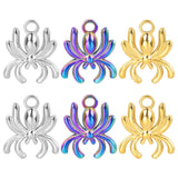 5Pcs Halloween Spider Charms Diy Women Earrings Jewelry Bulk