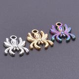 5Pcs Halloween Spider Charms Diy Women Earrings Jewelry Bulk