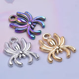 5Pcs Halloween Spider Charms Diy Women Earrings Jewelry Bulk