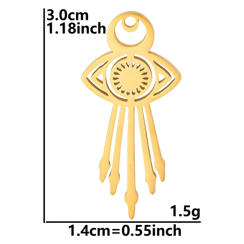 5Pcs/Lot Religion Egyptian Beetle Ankh Sword Cross Charms Pendant Jewelry