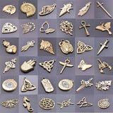 5Pcs/Lot Religion Egyptian Beetle Ankh Sword Cross Charms Pendant Jewelry