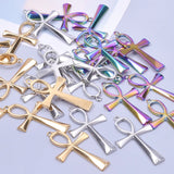5Pcs/Lot Religion Egyptian Beetle Ankh Sword Cross Charms Pendant Jewelry