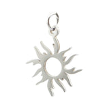 5Pcs Stainless Steel Sun Flower OM TaiChi Charms Pendant DIY Necklace Bracelet