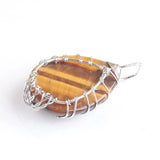 5Pcs Tiger Eye Tree of Life Pendant Reiki Jewelry