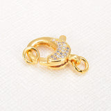 5Pcs Micro Zircon Lobster Buckle DIY Jewelry Accessories