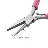 5Pcs Mini Jewelry Pliers Carbon Steel Curved Nose Pliers for DIY Jewelry Making