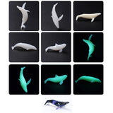 5Pcs Mini Whale Resin Mold Ocean Luminous DIY Filling Materials