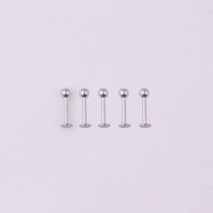 5Pcs Stainless Steel Spiked Piercing Set for Men Women