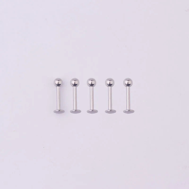 5Pcs Stainless Steel Spiked Piercing Set for Men Women