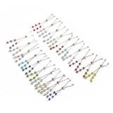 5Pcs Mixed Adjustable Slider Bracelet Charms For DIY Jewelry
