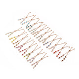 5Pcs Mixed Adjustable Slider Bracelet Charms For DIY Jewelry