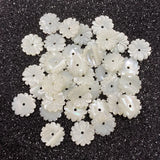 5Pcs Natural Shell Beads Flower-shaped Loose Shell For Jewelry Making