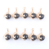 5Pcs Agate Raw Gem Charm Dragon Claw Pendants Bead Jewelry