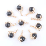 5Pcs Agate Raw Gem Charm Dragon Claw Pendants Bead Jewelry