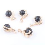 5Pcs Agate Raw Gem Charm Dragon Claw Pendants Bead Jewelry